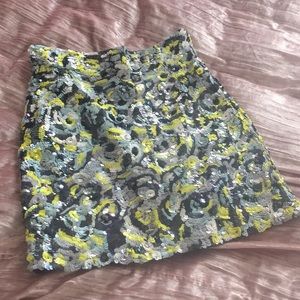 French Connection Sequin Skirt